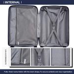 Kono Navy Lightweight 65cm Spinner Luggage Suitcase
