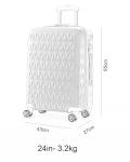 Rose Gold 24" Lightweight Hard Shell Luggage Set