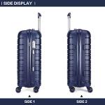Kono Navy Lightweight 65cm Spinner Luggage Suitcase