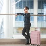 Rose Gold 24" Lightweight Hard Shell Luggage Set