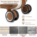 28" Lightweight Hard Shell Suitcase with Wheels