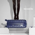 Kono Navy Lightweight 65cm Spinner Luggage Suitcase
