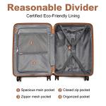 28" Lightweight Hard Shell Suitcase with Wheels