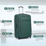 Aerostar 32” Lightweight Expandable Suitcase - Forest Green