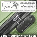 Lightweight 24" Hard Shell Suitcase with 4 Wheels