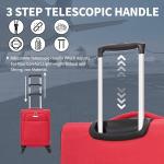 FLYMAX 29" Lightweight Expandable Red Suitcase