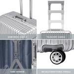 Flight Knight Lightweight Spinner Suitcase with TSA Lock