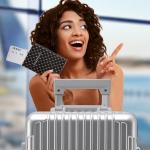 Flight Knight Lightweight Spinner Suitcase with TSA Lock