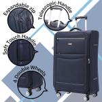 Navy Lightweight DK Luggage 24" Spinner Suitcase