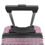 Lightweight Pink Cabin Suitcase with Spinner Wheels