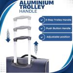 Navy Lightweight DK Luggage 24" Spinner Suitcase