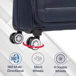 Navy Lightweight DK Luggage 24" Spinner Suitcase
