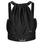 RYACO Water-Resistant Drawstring Sports Gym Bag
