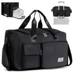 FIORETTO Sports Duffle Bag with Shoe Compartment
