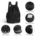 RYACO Water-Resistant Drawstring Sports Gym Bag