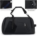Waterproof Sports Duffle Bag with Shoe Compartment