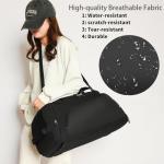 Waterproof Duffle Bag with Shoe Compartment