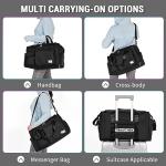 FIORETTO Sports Duffle Bag with Shoe Compartment