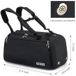 Waterproof Sports Duffle Bag with Shoe Compartment