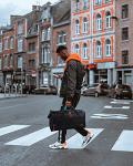 55L Canvas Duffle Bag for Travel and Gym