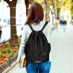 RYACO Water-Resistant Drawstring Sports Gym Bag