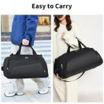 Waterproof Duffle Bag with Shoe Compartment