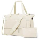 Beige Women's Gym and Travel Duffel Bag
