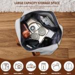 Grey Gym Bag with Shoe Compartment and Wet Pockets
