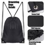 JFmall Drawstring Gym Bag for Kids and Adults