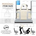 Beige Women's Gym and Travel Duffel Bag