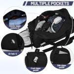 BECOJADDE 35L Travel Sports Duffel Gym Bag