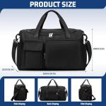 Waterproof Duffle Gym Bag with Shoe Compartment