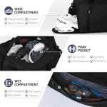 BECOJADDE 35L Travel Sports Duffel Gym Bag