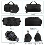 Versatile Gym Duffle Bag with Shoe Compartment