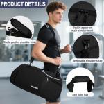 BECOJADDE 35L Travel Sports Duffel Gym Bag
