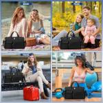 Waterproof Duffle Gym Bag with Shoe Compartment