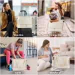 Beige Women's Gym and Travel Duffel Bag