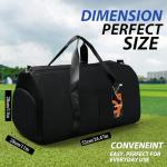 DAYGOS Waterproof Gym Duffle Bag for Men