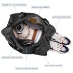 Versatile Gym Duffle Bag with Shoe Compartment