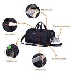 Versatile Gym Bag with Shoe and Wet Pocket
