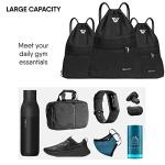 Waterproof Drawstring Gym Sack Backpack - Jet Black