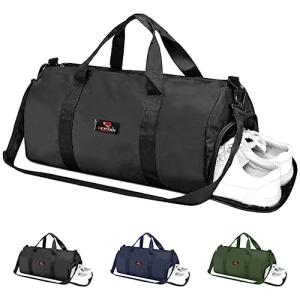 Foldable Gym Duffle Bag with Shoe Compartment