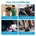 YoKelly Lightweight 14-inch Travel Duffle Bag - Black