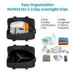 YoKelly Lightweight 14-inch Travel Duffle Bag - Black