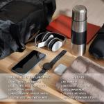 Foldable Gym Duffle Bag with Shoe Compartment