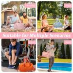 Lightweight Pink Gym Bag with Shoe Compartments