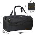 40L Foldable Gym Bag with Shoe Compartment