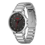 HUGO Men's Silver Stainless Steel Quartz Watch