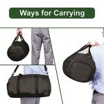 Foldable Gym Duffle Bag with Shoe Compartment