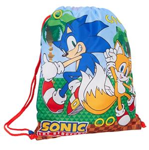 Sonic The Hedgehog Drawstring Gym Bag for Kids